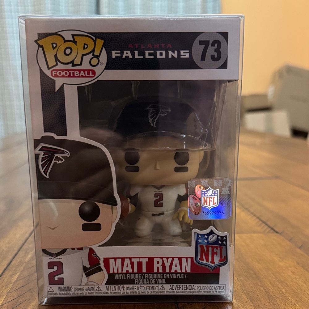 Funko Pop! NFL Atlanta Falcons Matt Ryan Figure - Black and White